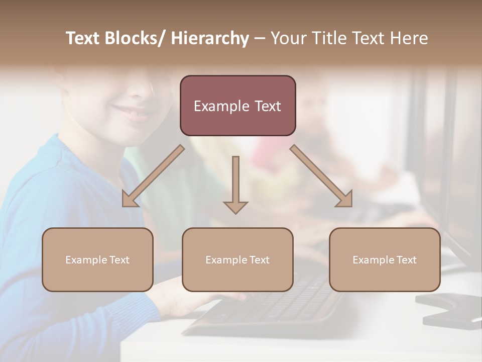 Cute Person Boy PowerPoint Template