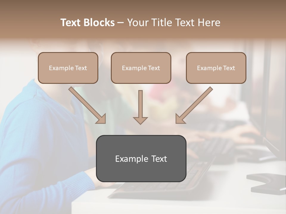 Cute Person Boy PowerPoint Template