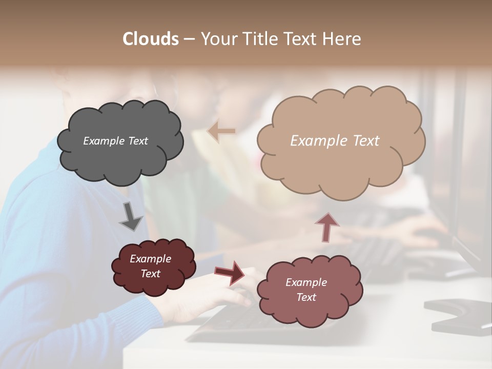 Cute Person Boy PowerPoint Template