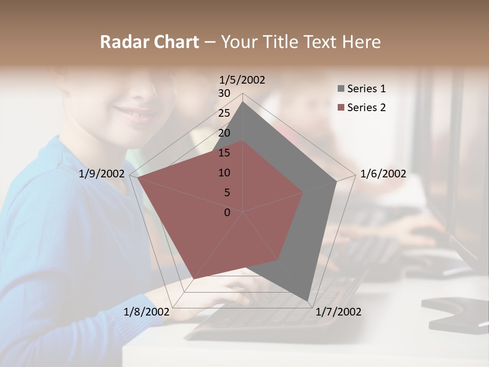 Cute Person Boy PowerPoint Template