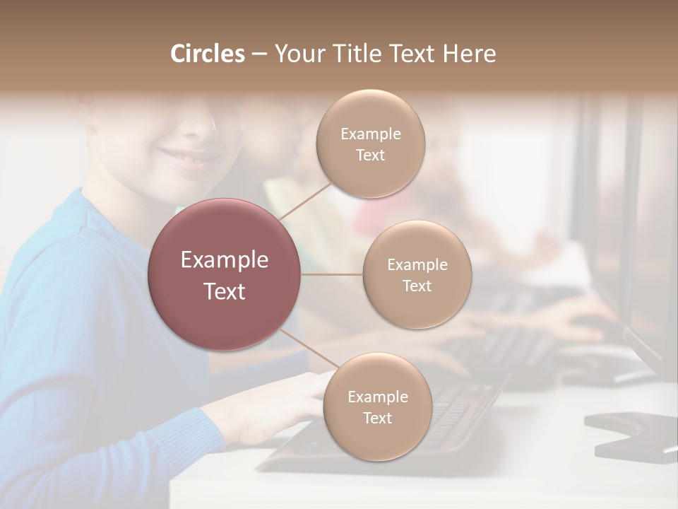 Cute Person Boy PowerPoint Template