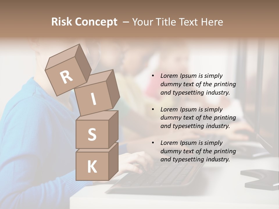 Cute Person Boy PowerPoint Template