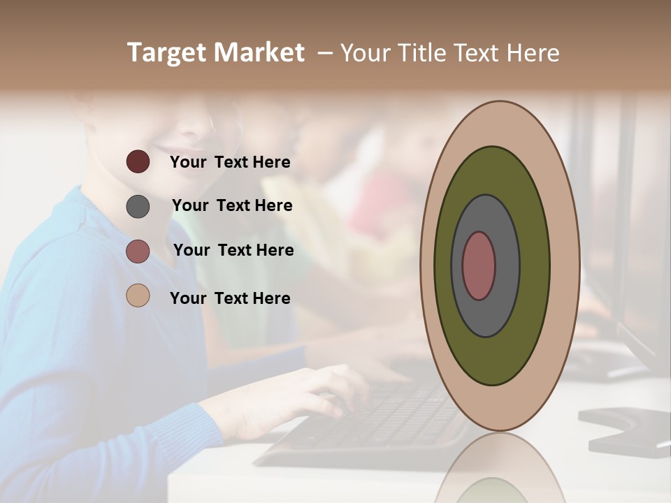 Cute Person Boy PowerPoint Template