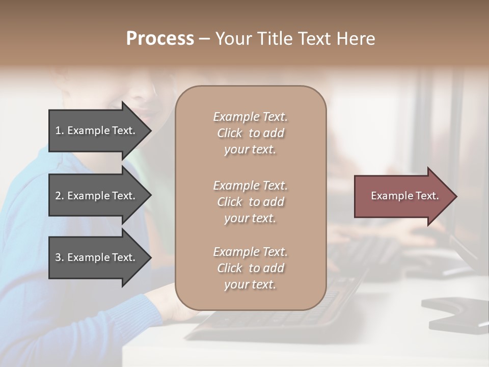 Cute Person Boy PowerPoint Template