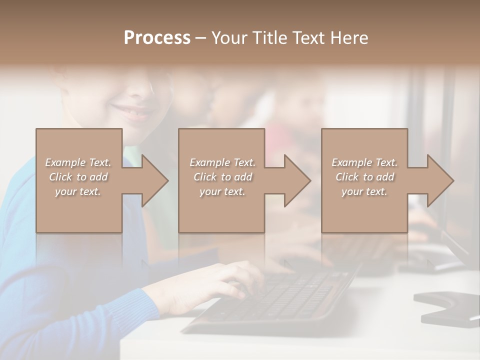 Cute Person Boy PowerPoint Template