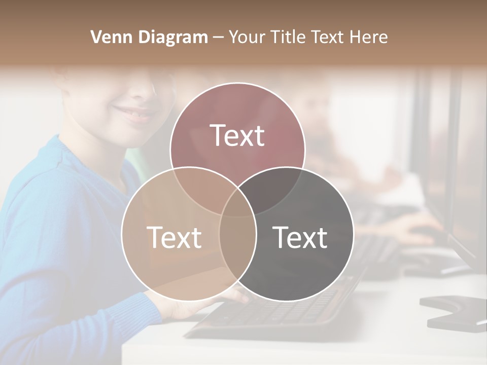 Cute Person Boy PowerPoint Template