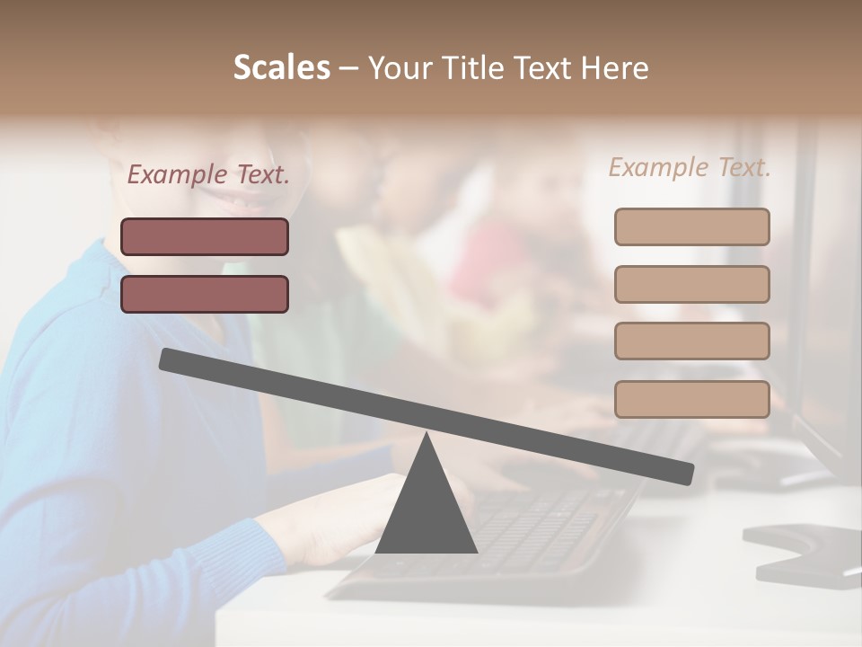 Cute Person Boy PowerPoint Template