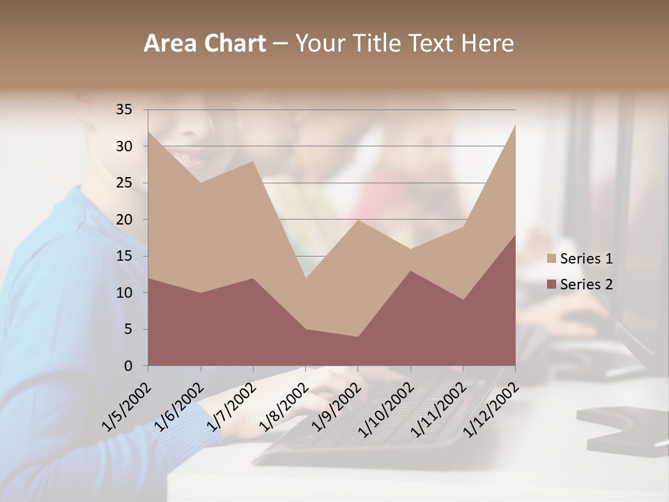 Cute Person Boy PowerPoint Template