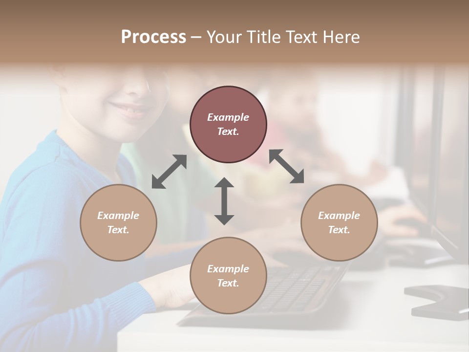 Cute Person Boy PowerPoint Template