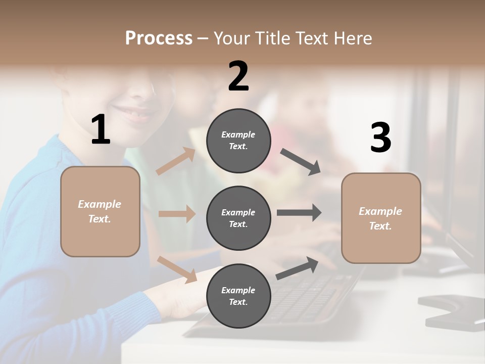 Cute Person Boy PowerPoint Template