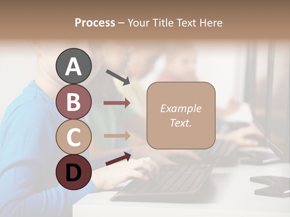 Cute Person Boy PowerPoint Template