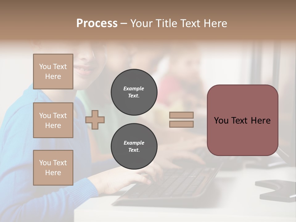 Cute Person Boy PowerPoint Template