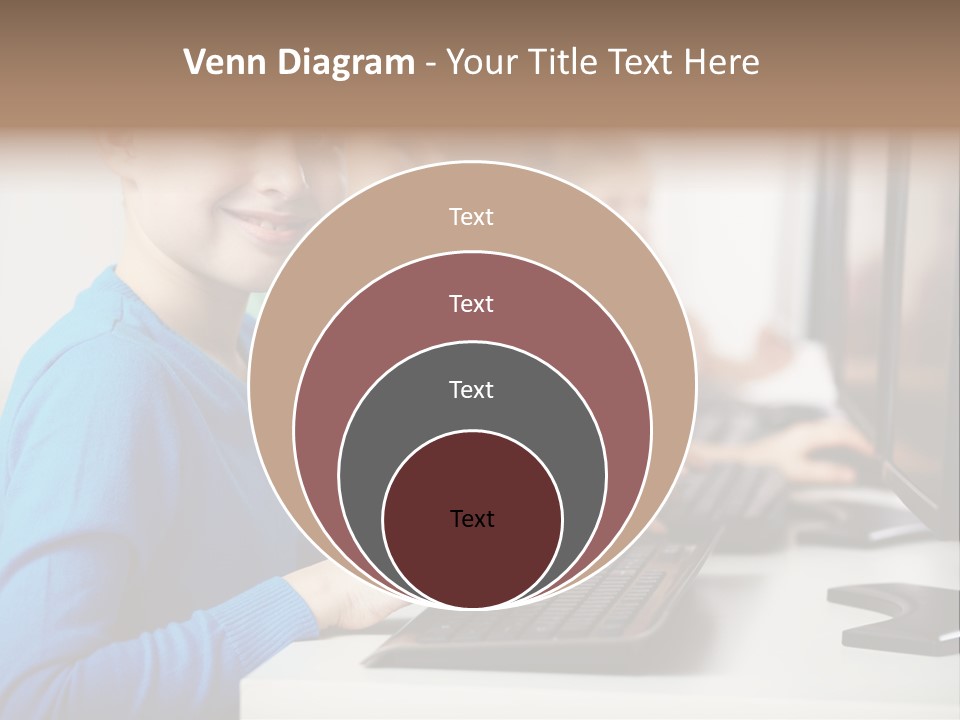 Cute Person Boy PowerPoint Template