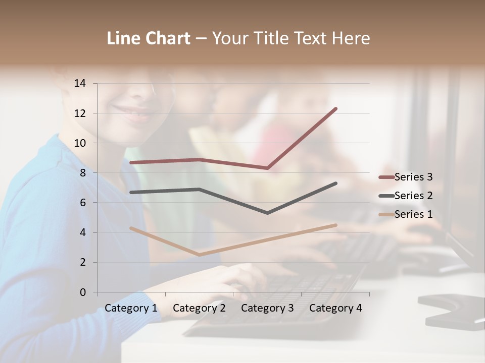 Cute Person Boy PowerPoint Template
