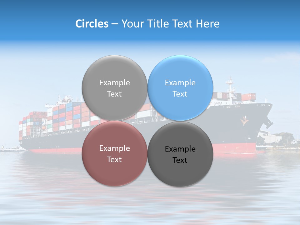 Logistics Sailing Carrier PowerPoint Template
