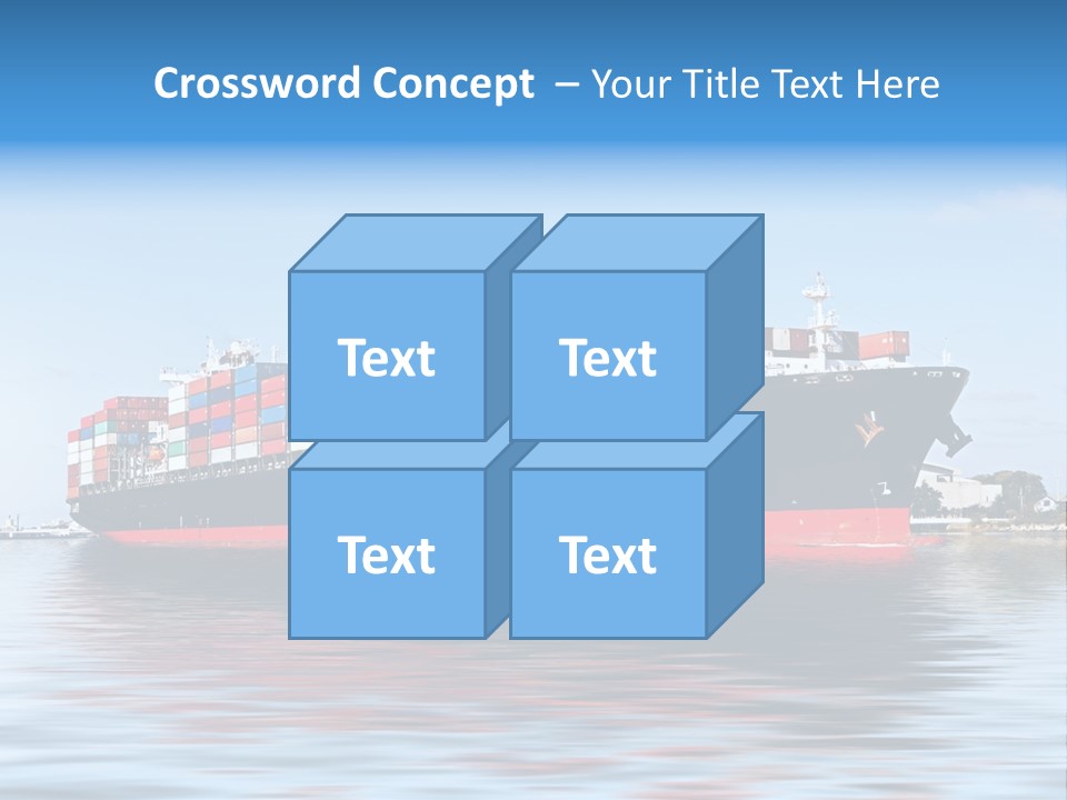 Logistics Sailing Carrier PowerPoint Template