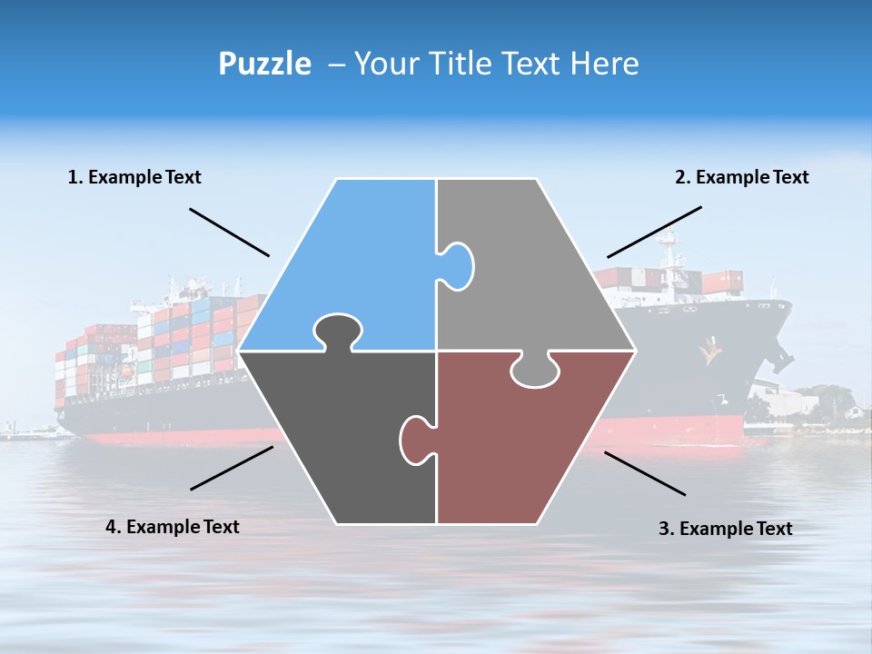 Logistics Sailing Carrier PowerPoint Template