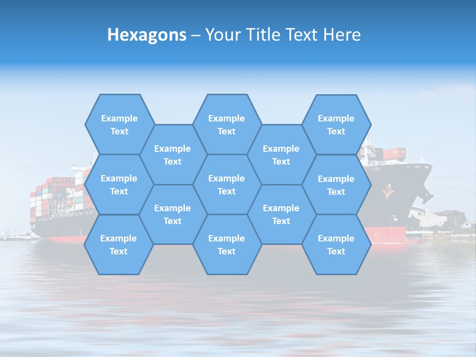 Logistics Sailing Carrier PowerPoint Template