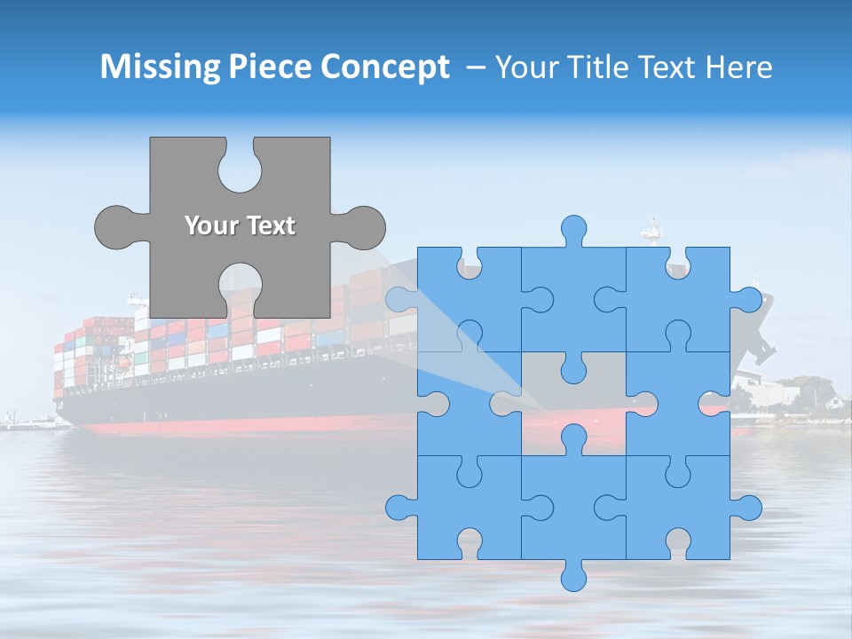 Logistics Sailing Carrier PowerPoint Template