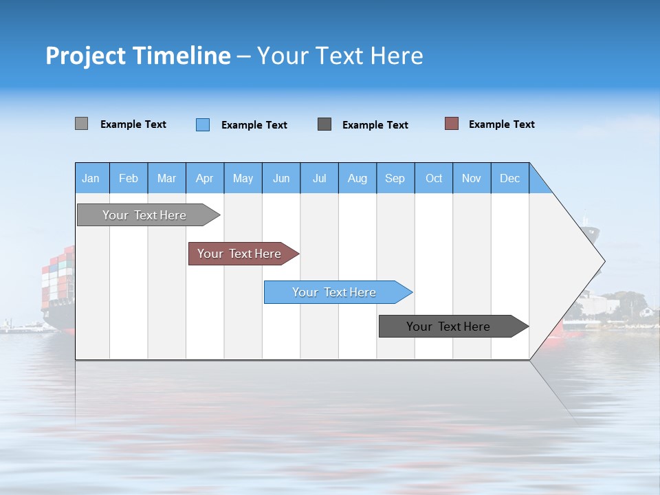 Logistics Sailing Carrier PowerPoint Template
