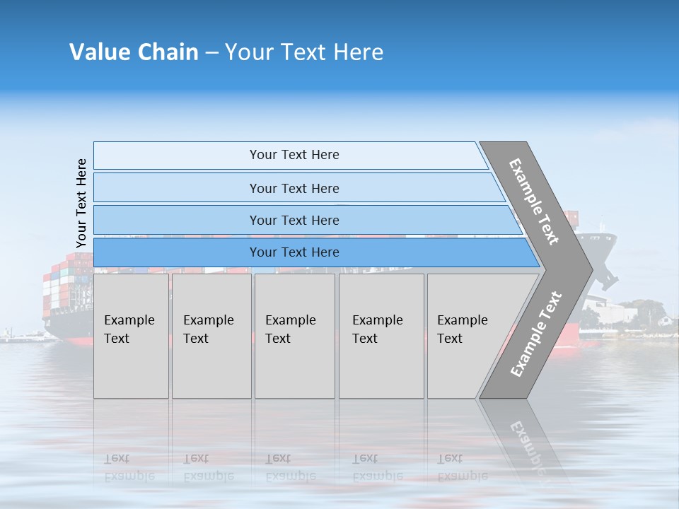 Logistics Sailing Carrier PowerPoint Template
