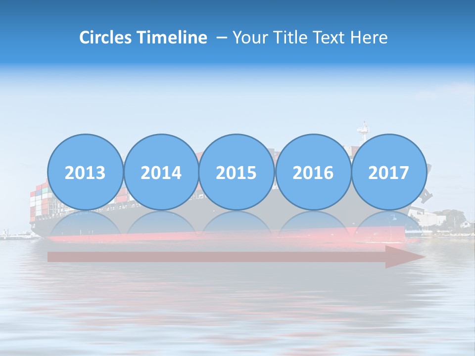 Logistics Sailing Carrier PowerPoint Template