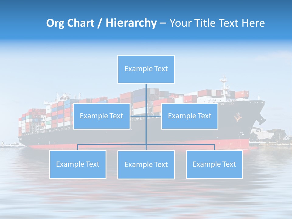 Logistics Sailing Carrier PowerPoint Template