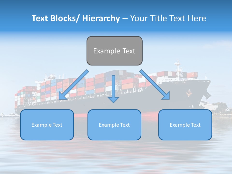 Logistics Sailing Carrier PowerPoint Template