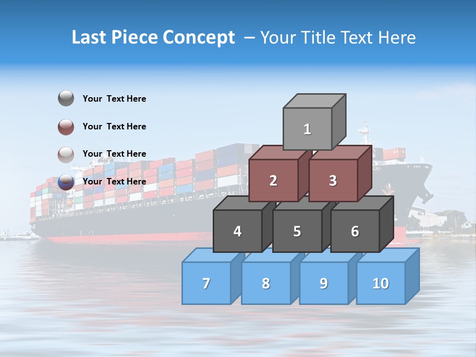Logistics Sailing Carrier PowerPoint Template