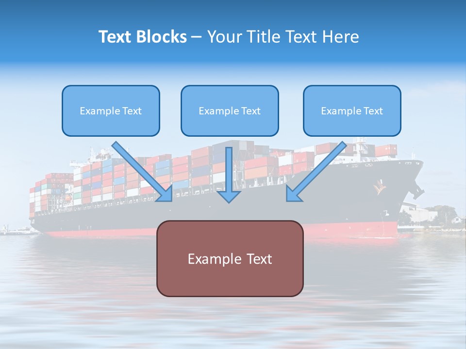 Logistics Sailing Carrier PowerPoint Template