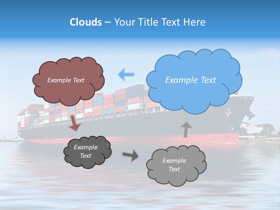 Logistics Sailing Carrier PowerPoint Template