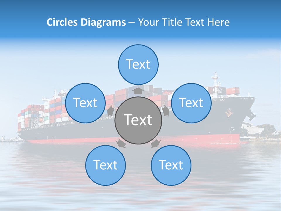 Logistics Sailing Carrier PowerPoint Template
