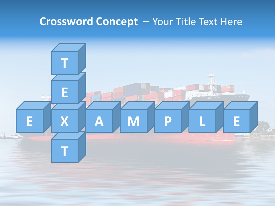Logistics Sailing Carrier PowerPoint Template