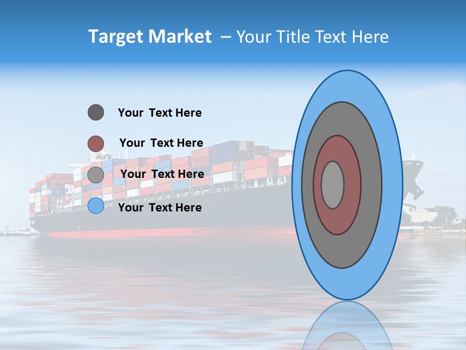 Logistics Sailing Carrier PowerPoint Template