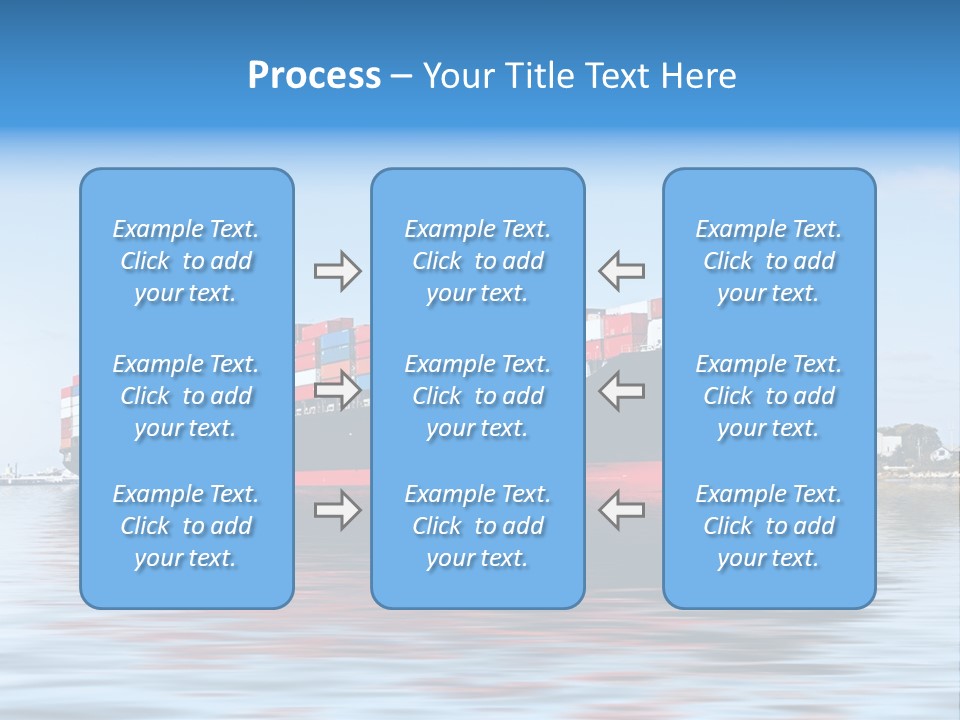 Logistics Sailing Carrier PowerPoint Template