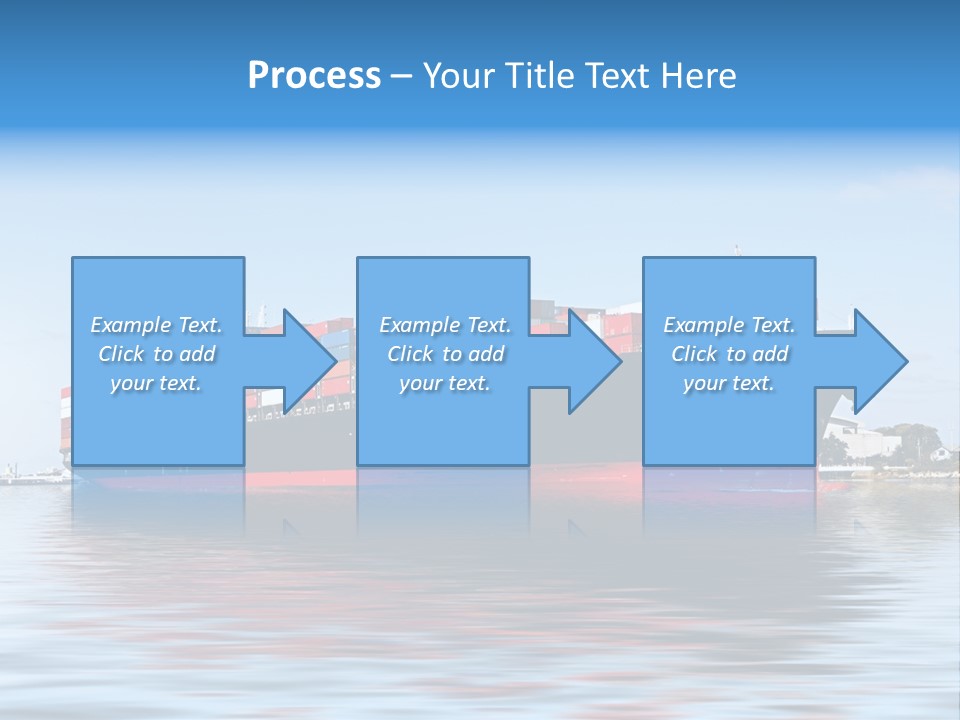 Logistics Sailing Carrier PowerPoint Template