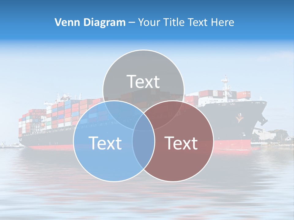 Logistics Sailing Carrier PowerPoint Template