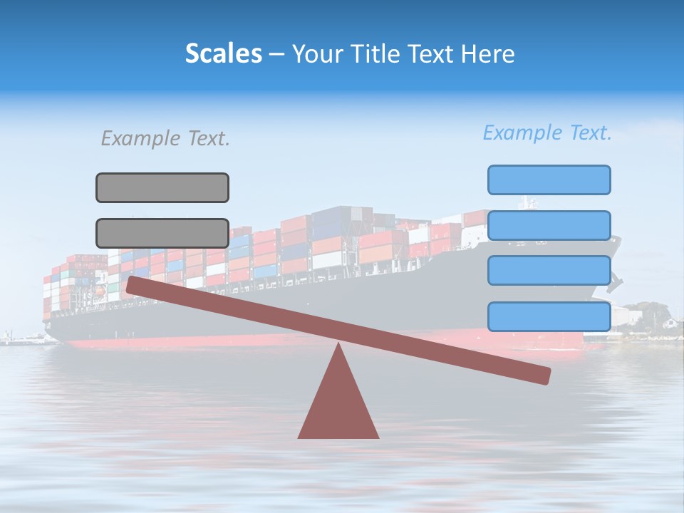 Logistics Sailing Carrier PowerPoint Template