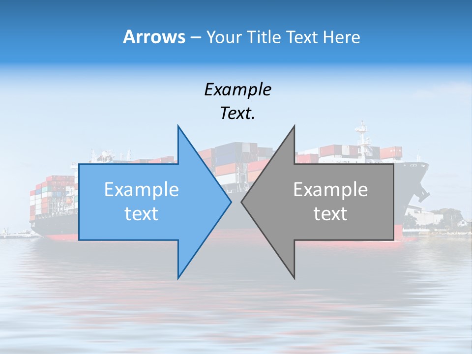 Logistics Sailing Carrier PowerPoint Template