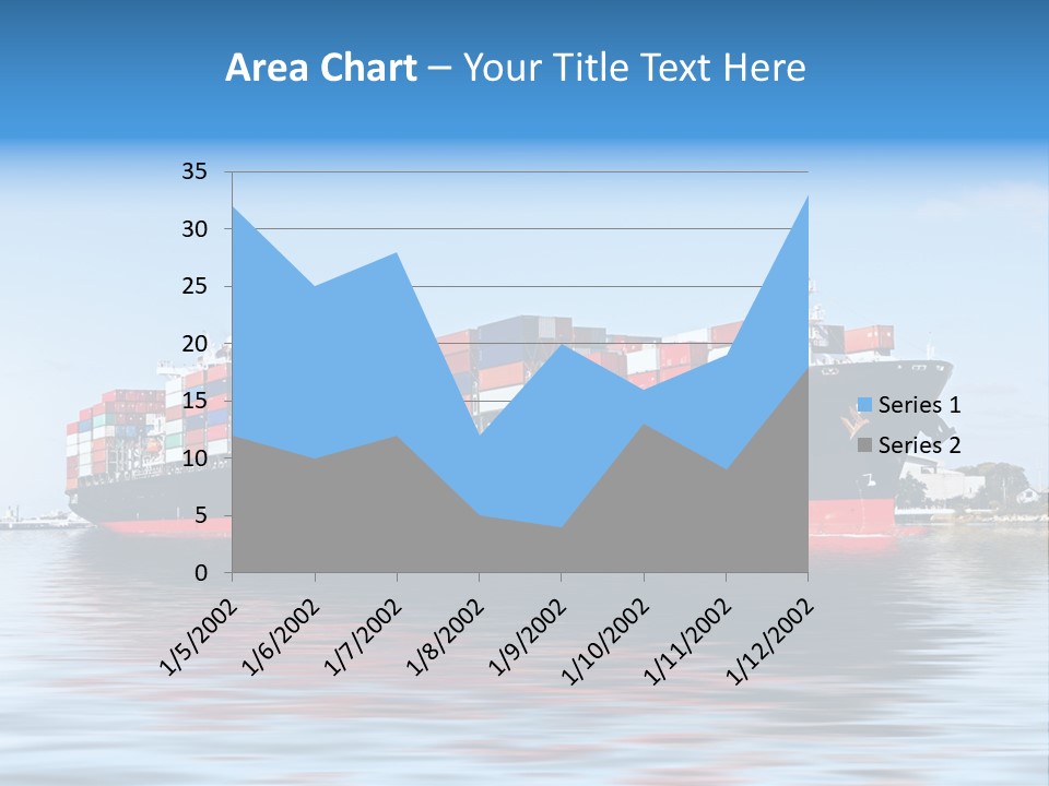 Logistics Sailing Carrier PowerPoint Template