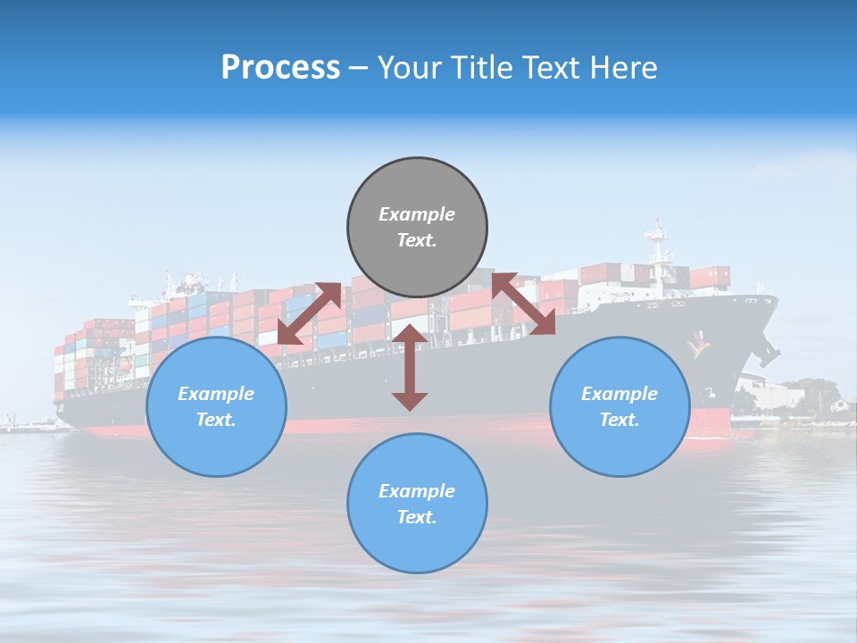 Logistics Sailing Carrier PowerPoint Template