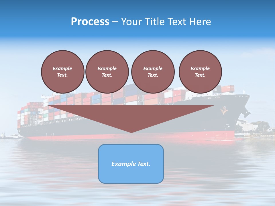 Logistics Sailing Carrier PowerPoint Template