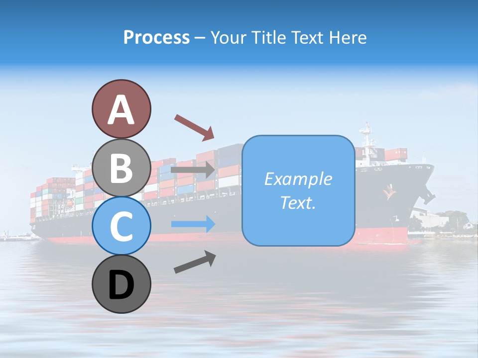 Logistics Sailing Carrier PowerPoint Template