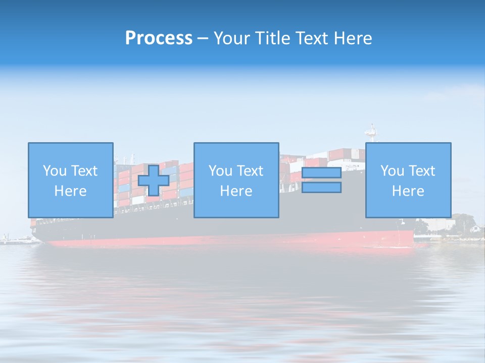 Logistics Sailing Carrier PowerPoint Template