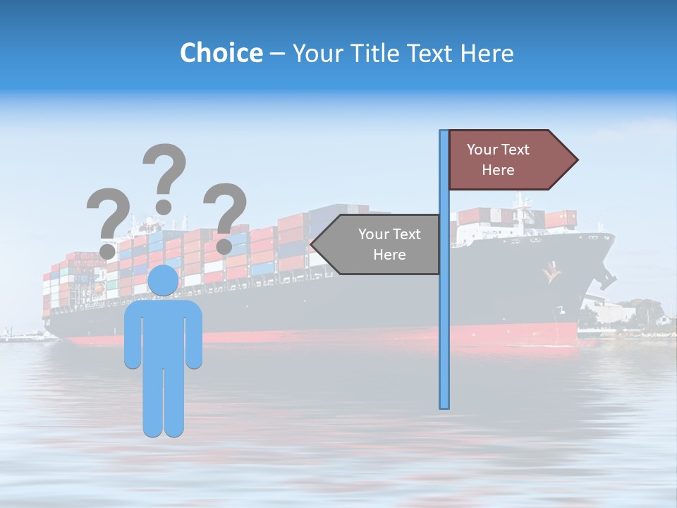 Logistics Sailing Carrier PowerPoint Template