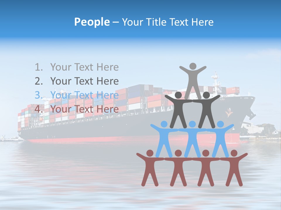 Logistics Sailing Carrier PowerPoint Template