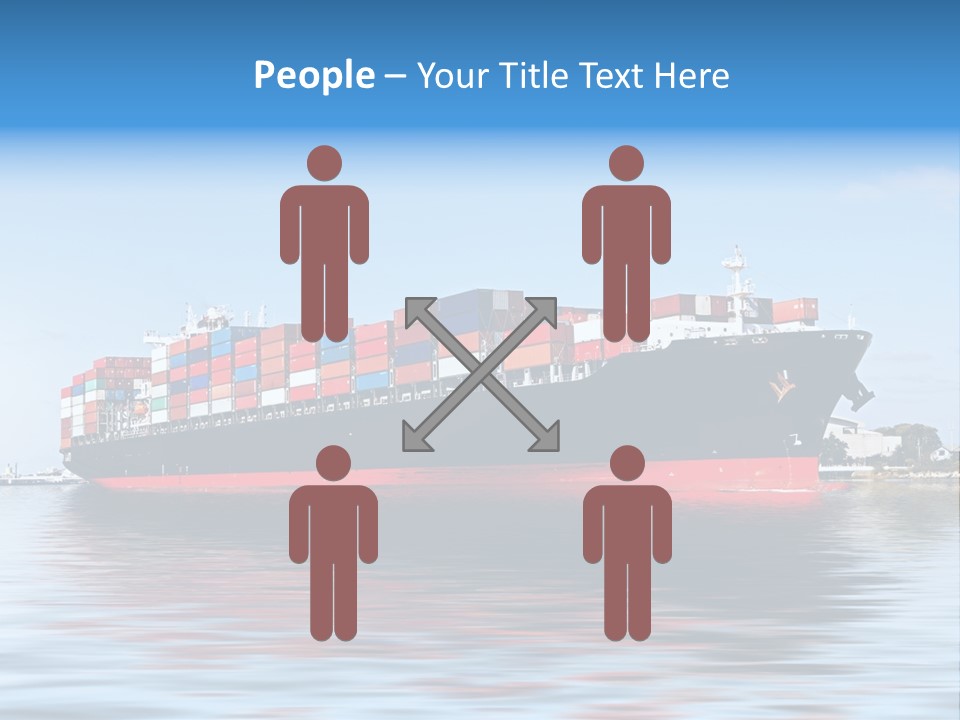 Logistics Sailing Carrier PowerPoint Template