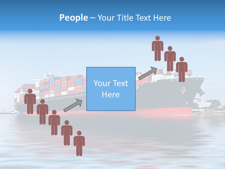 Logistics Sailing Carrier PowerPoint Template