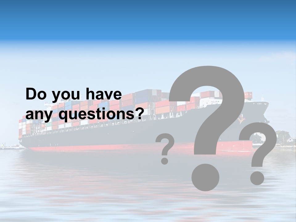 Logistics Sailing Carrier PowerPoint Template