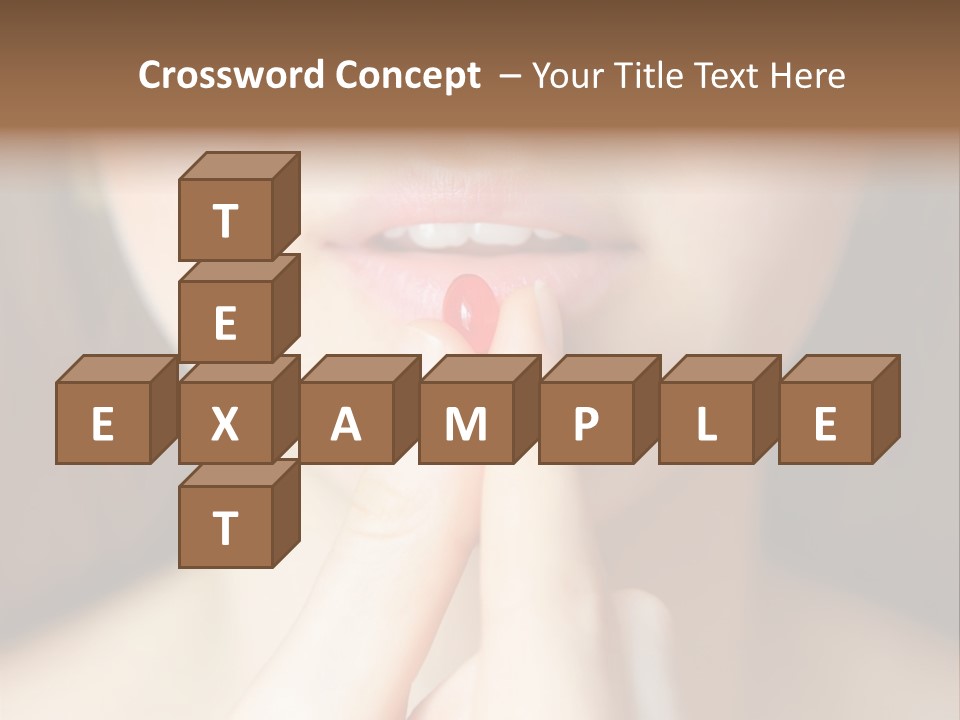 Chemistry Vitamin Addict PowerPoint Template